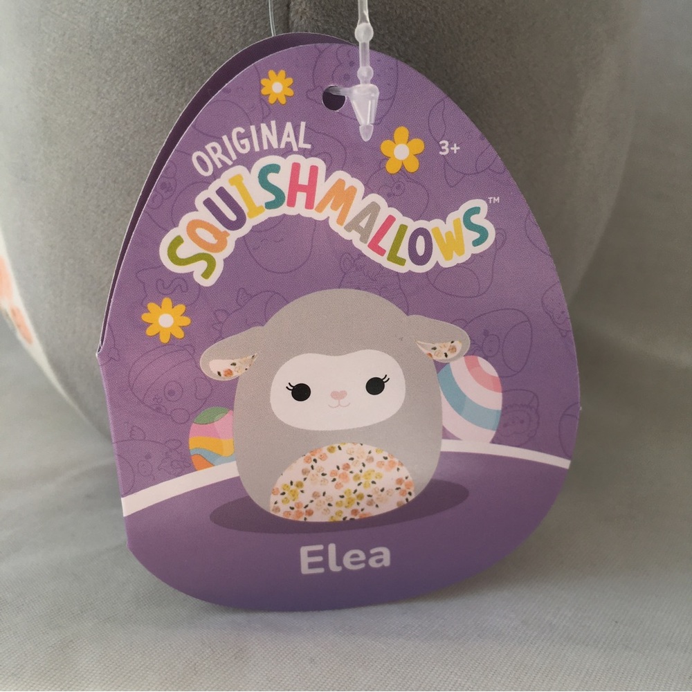 Elea the Lamb Floral Squishmallow 8” NWT - Picture 4 of 4